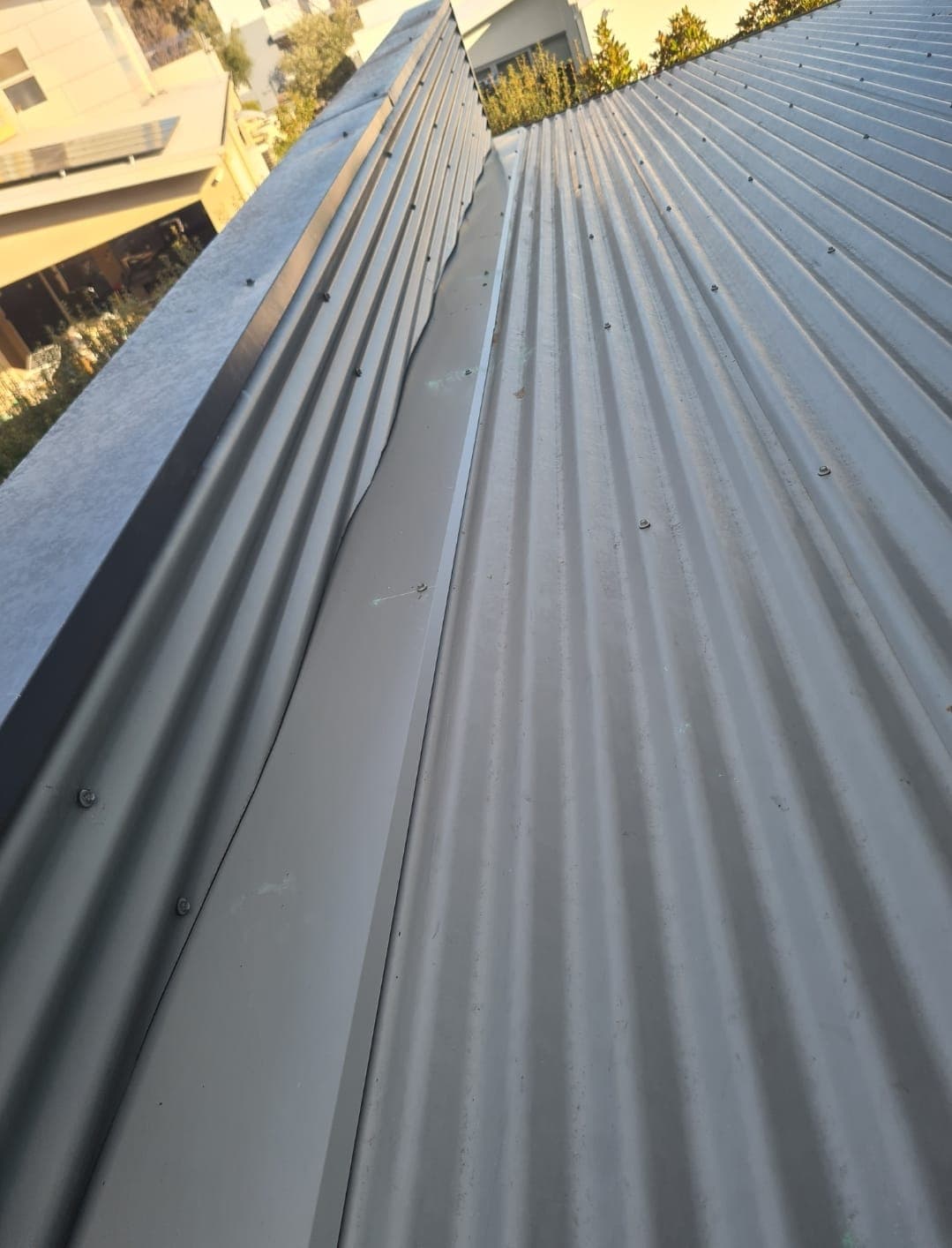 Metal Flashing Installation - Falcon Roofing project in Canberra ACT