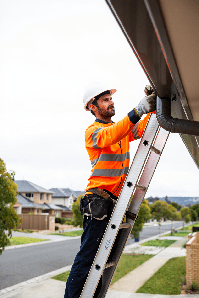 Professional gutter tradesperson Canberra - Falcon Roofing