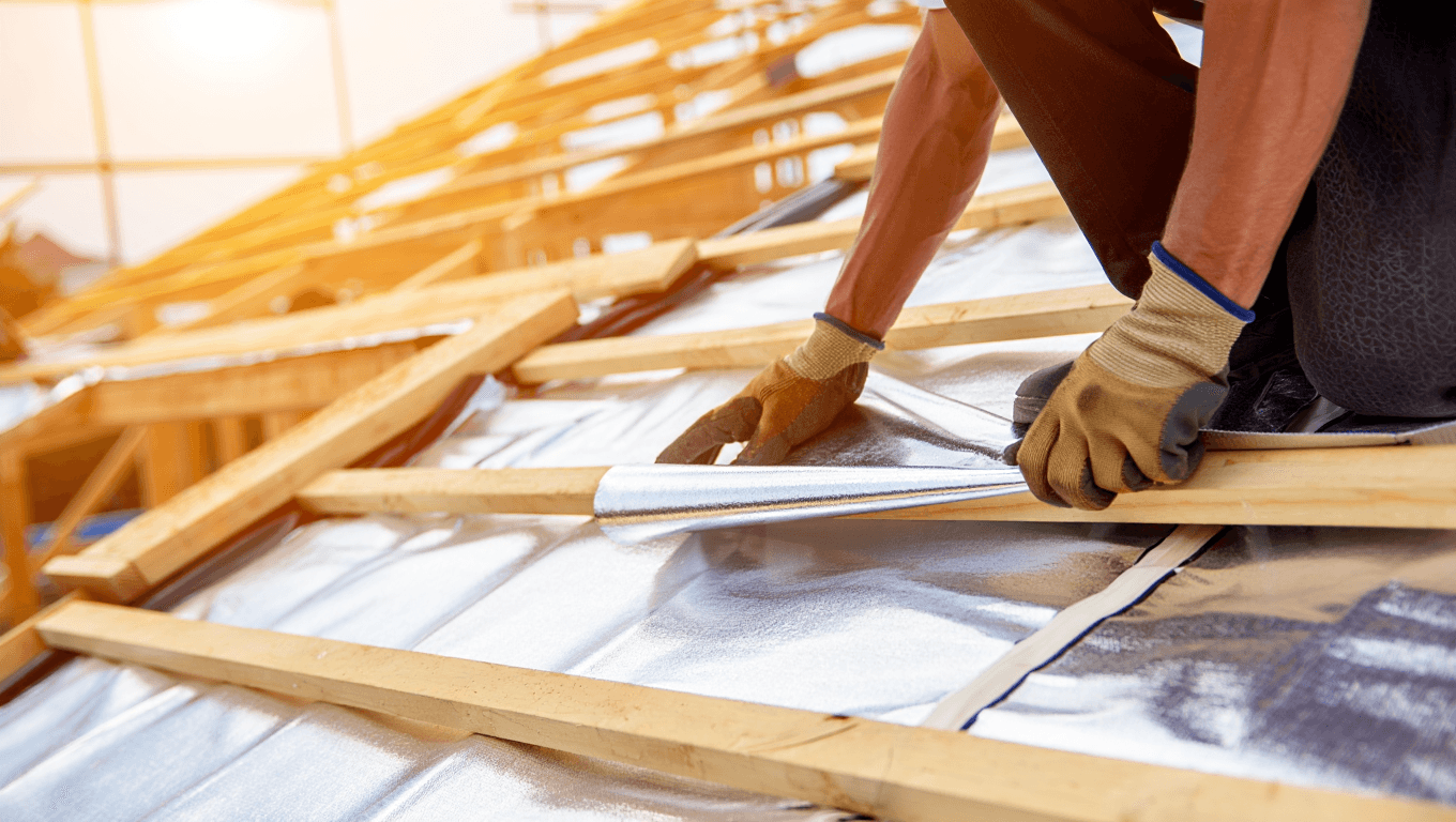 Metal roof insulation and sarking underlay Canberra