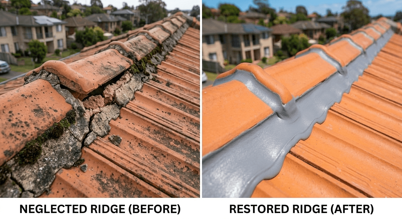 Signs your roof needs repointing or rebedding - Canberra