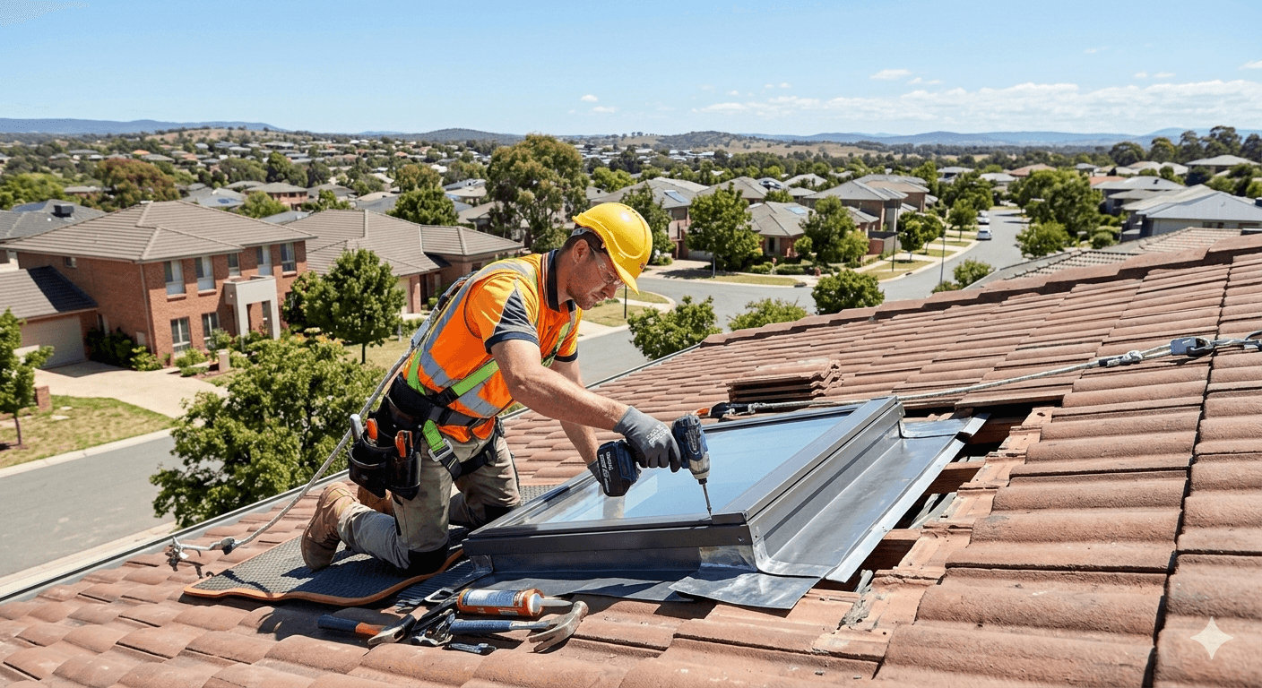 Canberra skylight installation and repair - Falcon Roofing