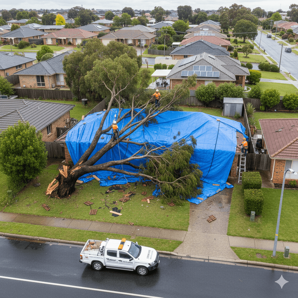 Emergency tarping Canberra ACT – Falcon Roofing