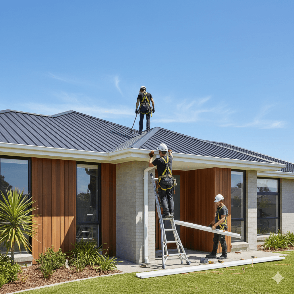 Professional gutter replacement in Canberra — Falcon Roofing expert guttering services for ACT homeowners