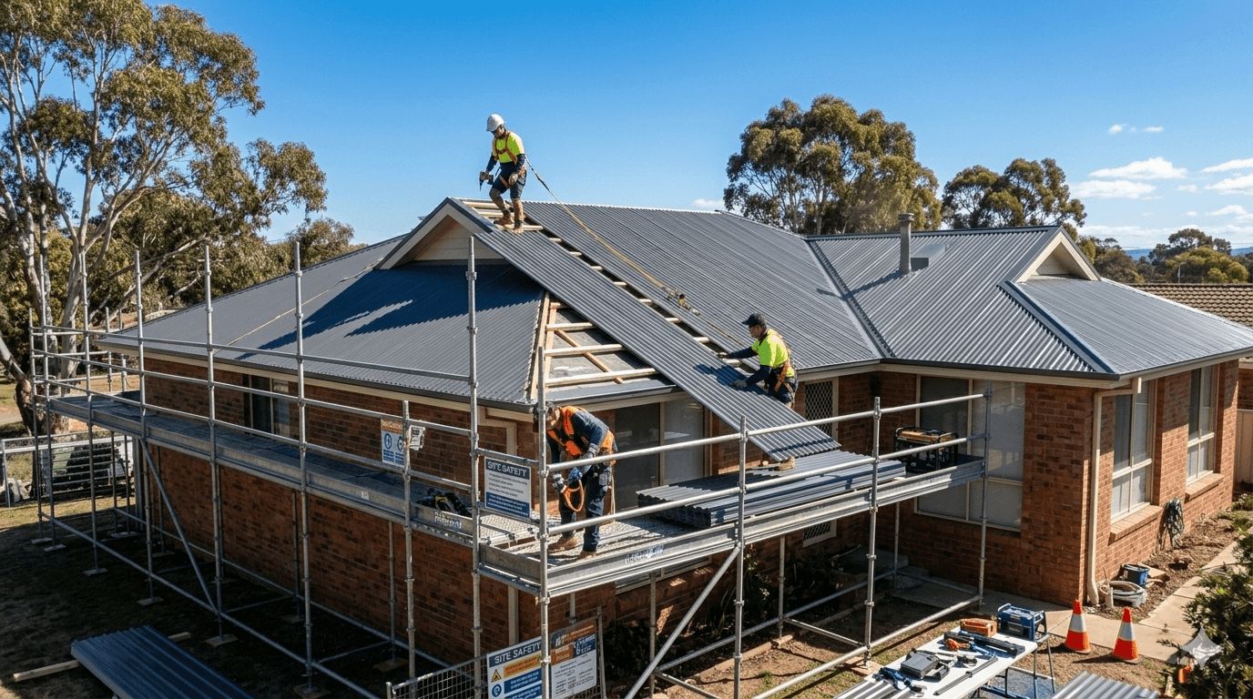 Reroofing cost factors Canberra ACT – Falcon Roofing