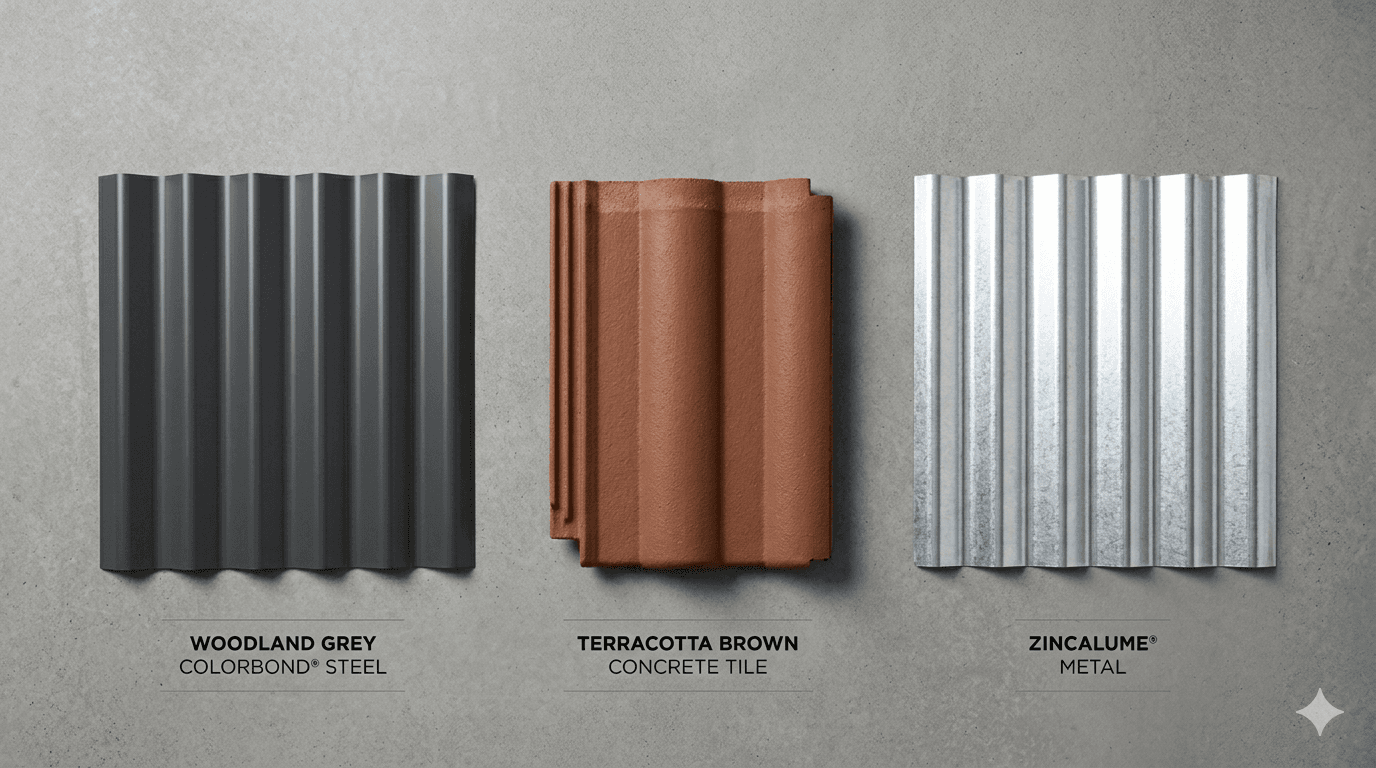 Roofing materials Colorbond tile metal Canberra ACT – Falcon Roofing