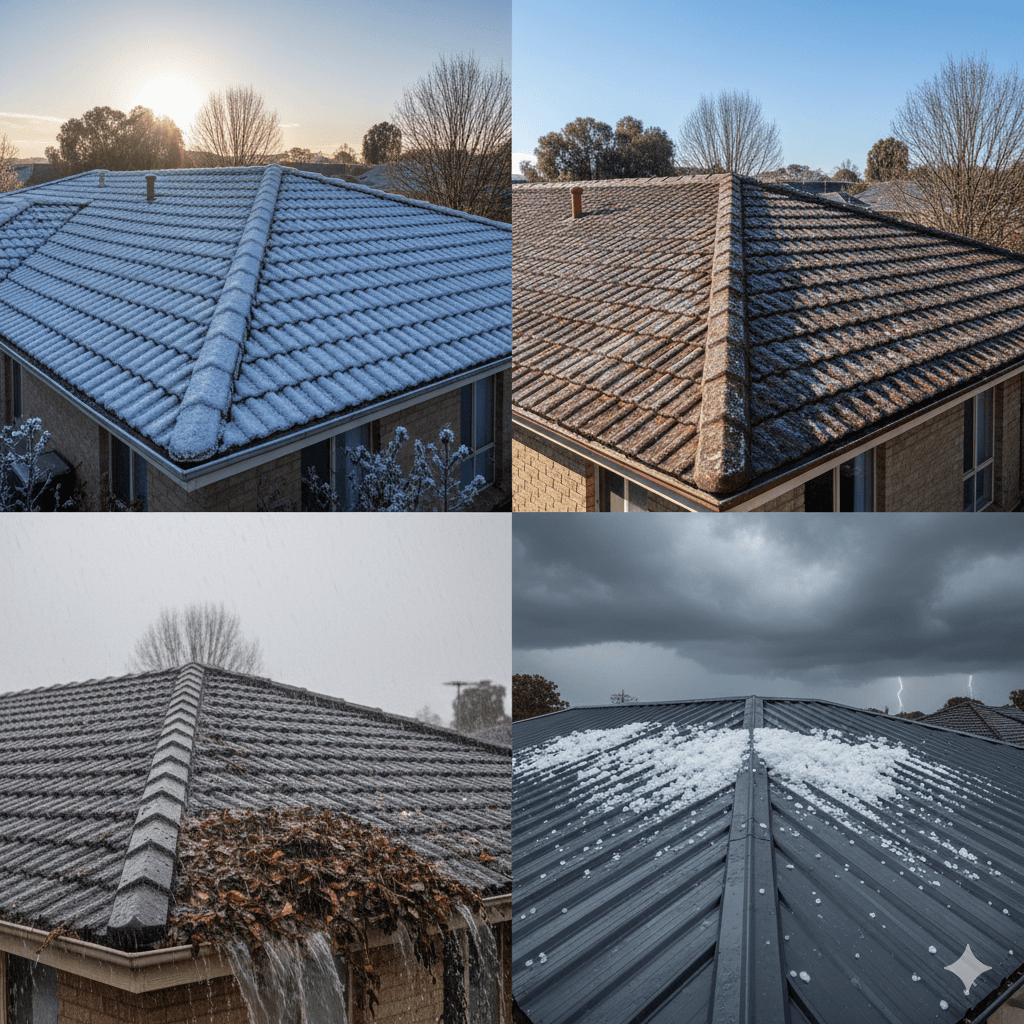 Seasonal weather damage to roofs in Canberra ACT – Falcon Roofing